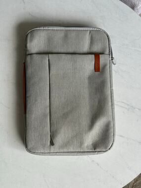 Lacdo 15-15.6” Laptop Sleeve Case Gray Shockproof Water Resistant Carrying Bag